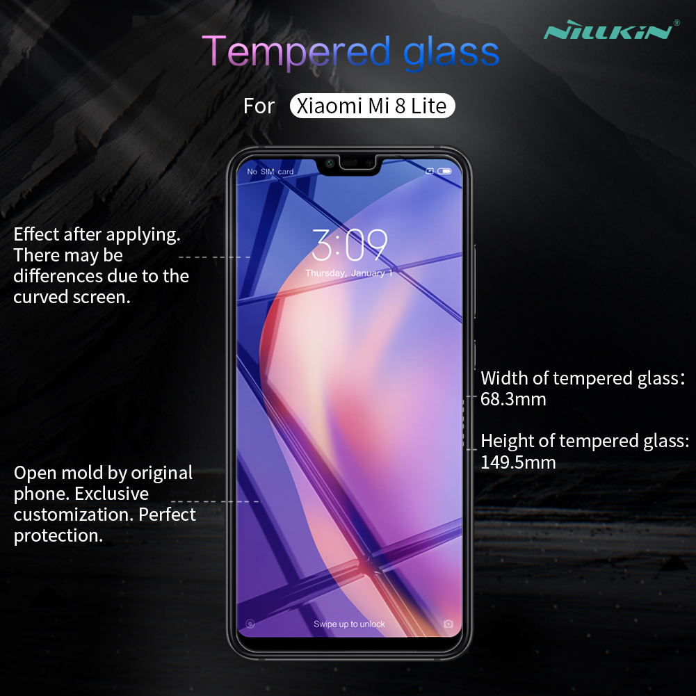 NILLKIN-HPRO-Anti-Explosion-Tempered-Glass-Screen-Protector-For-Xiaomi-Mi8-Mi-8-Lite-626-inch-Non-or-1376346-1